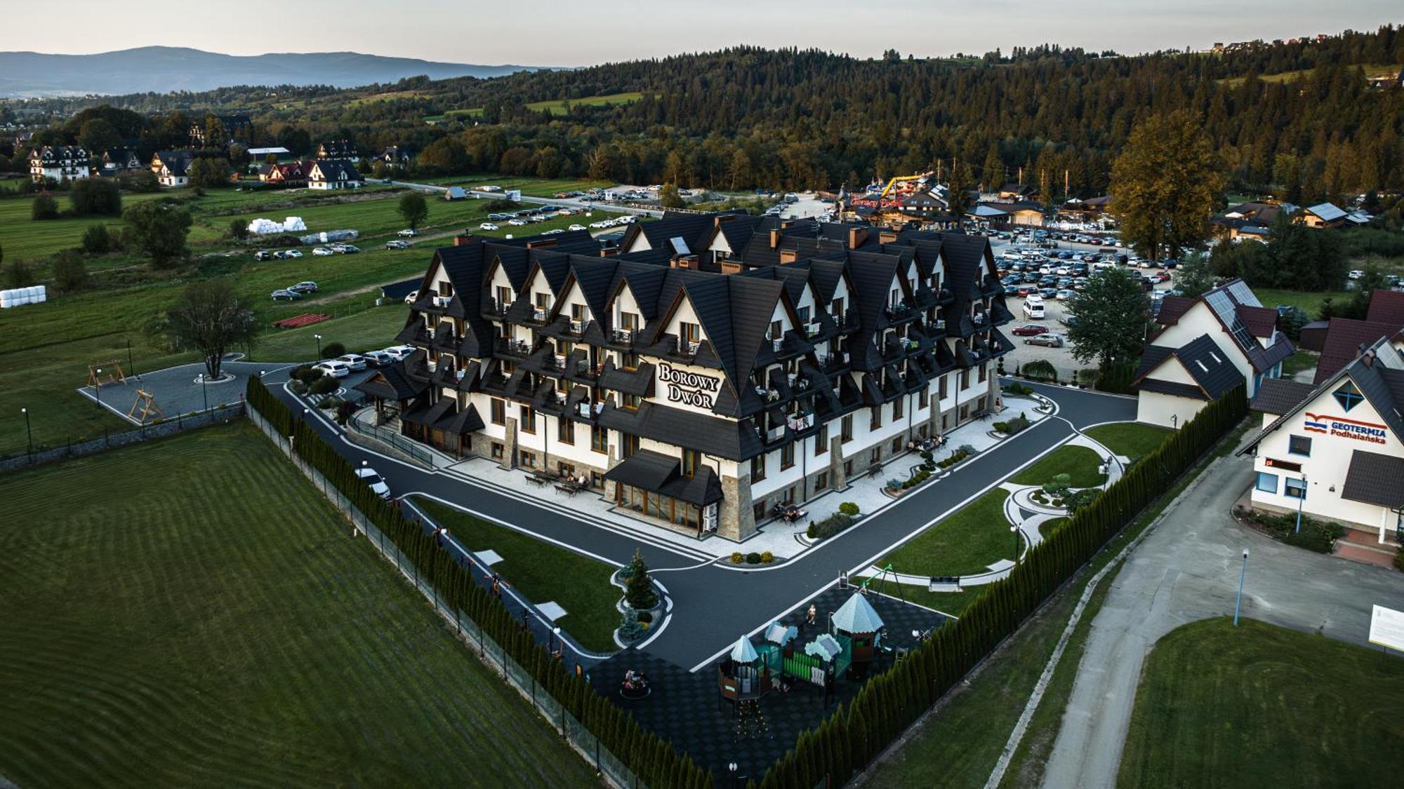 Borowy Dwór- Biznes, Spa&Fun Szaflary Exterior foto